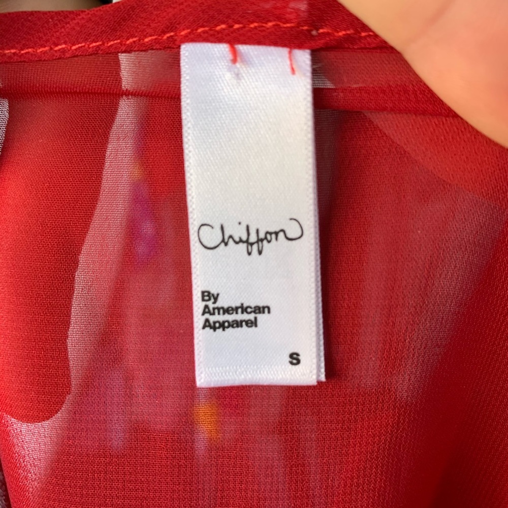 Chiffon American Apparel Cami Top - Picture 10 of 10